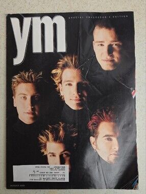 Vintage YM Magazine August 2001 NSYNC Cover Special Collector's Edition Y2K